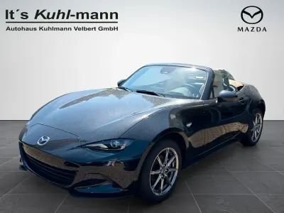 Neu Mazda MX5 Kazari 132 PS (97 kW) 2025 Schwarz Cabrio