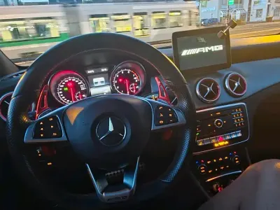 Gebraucht Mercedes CLA200 AMG 156 PS (114 kW) 2017 Weiß Coupé