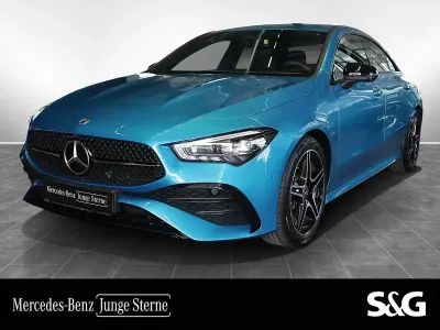 Gebraucht Mercedes CLA200 AMG line 150 PS (110 kW) 2025 Metalliclack hyperblau Coupé