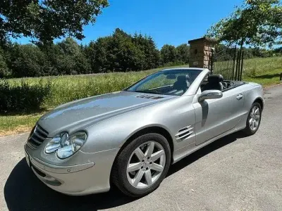 Gebraucht Mercedes SL500 306 PS (225 kW) 2004 Silber Cabrio