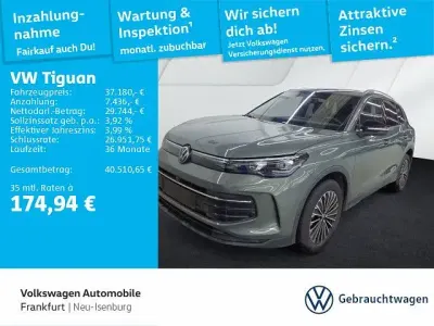 Second-hand VW Tiguan Goal 150 CP (110 kW) 2025 Verde SUV