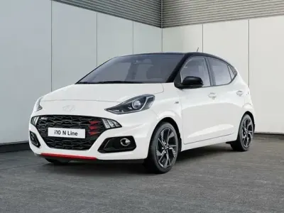 Neu Hyundai i10 N Line 90 PS (66 kW) 2025 Atlas white/ phantom black Kleinwagen