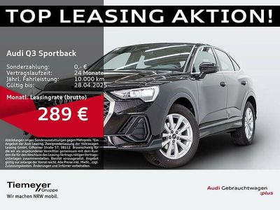 Gebraucht Audi Q3 Sportback Ambiente 150 PS (110 kW) 2024 Mythosschwarz metallic SUV