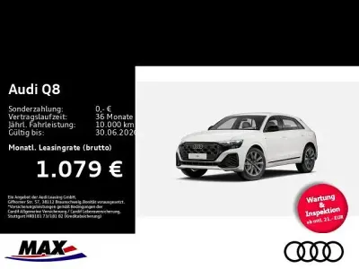 Brugt Audi Q8 S-Line 489 HK (359 kW) 2024 Hvid SUV