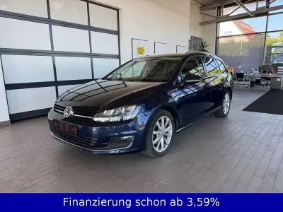 Gebraucht VW Golf VII Highline 140 PS (102 kW) 2015 Blau Kombi