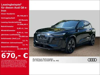 Neu Audi Q6 e-tron Business 314 kW (428 PS) 2026 Schwarz SUV