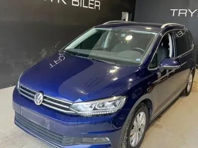 Gebraucht VW Touran Highline 150 PS (110 kW) 2019 Blau Van / Kleinbus