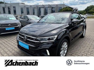 Second-hand VW T-Roc Cabriolet R-line 150 CP (110 kW) 2024 Negru Cabrio