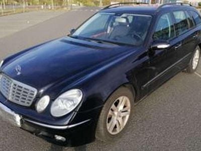 Brugt Mercedes E240 Elegance 177 HK (130 kW) 2005 Blå Stationcar