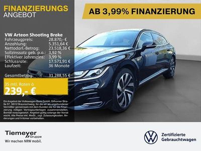 Second-hand VW Arteon R-line 218 CP (160 kW) 2021 Negru Berlinǎ