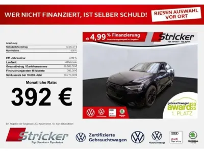 Second-hand Audi e-tron Sportback S-Line 300 kW (408 CP) 2022 Negru SUV