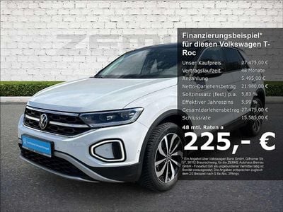 Second-hand VW T-Roc Style 150 CP (110 kW) 2024 Alb SUV
