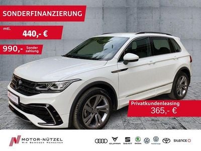 Pure white Gebraucht 2022 VW Tiguan R-line SUV | 29.950 € (Superpreis)