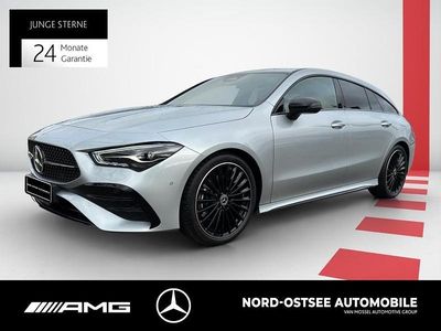 Metalliclack hightechsilber Gebraucht 2025 Mercedes CLA200 Shooting Brake AMG Kombi | 35.990 € (Fairer Preis)