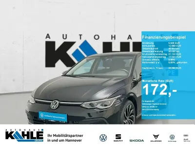 Brugt VW Golf VIII Style 110 HK (80 kW) 2022 Sort Sedan