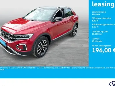 Gebraucht VW T-Roc Style 110 PS (80 kW) 2022 Kings red metallic/schwarz SUV