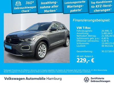 Second-hand VW T-Roc Sport 150 CP (110 kW) 2021 Gri SUV