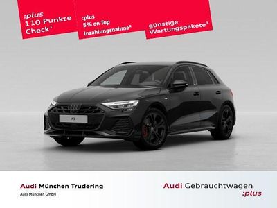 Mythosschwarz metallic Gebraucht 2025 Audi A3 Sportback e-tron S-Line Kleinwagen | 46.886 €