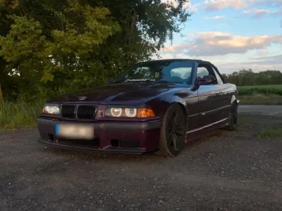 Gebraucht BMW 320 Cabriolet 150 PS (110 kW) 1994 Violet Cabrio