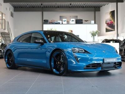 Second-hand Porsche Taycan Sport Turismo 500 kW (680 CP) 2023 Albastru Berlinǎ