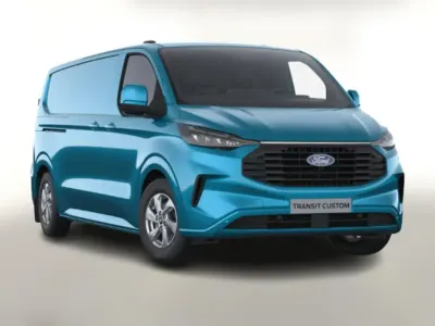 Neu Ford Transit Custom Limited 150 PS (110 kW) 2026 Digital aqua blue metallic Van