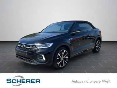 Gebraucht VW T-Roc Cabriolet R-line 150 PS (110 kW) 2022 Deep black perleffekt schwarz (metallic) Cabrio