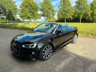 Gebraucht Audi A3 Cabriolet S-Line 150 PS (110 kW) 2017 Schwarz Cabrio