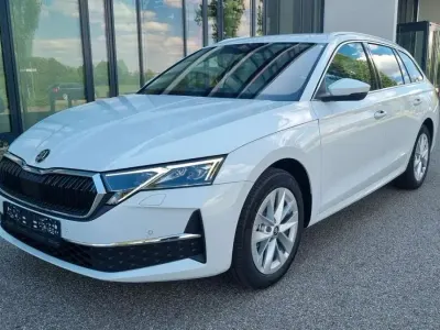Neu Skoda Octavia 150 PS (110 kW) 2025 Moonweiß perleffekt Kombi