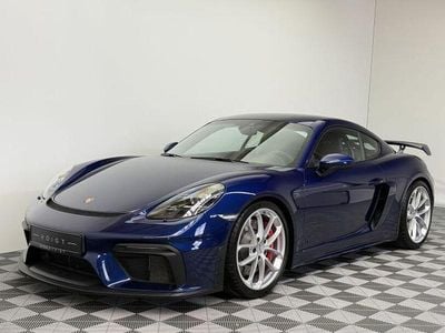 Second-hand Porsche Cayman GT4 420 CP (308 kW) 2021 Albastru Coupe