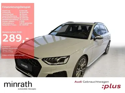 Gebraucht Audi S4 Ambiente 341 PS (250 kW) 2023 Gletscherweiß metallic Kombi