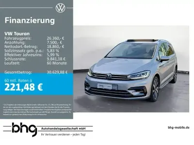 Gebraucht VW Touran Highline 150 PS (110 kW) 2021 Silber Van / Kleinbus