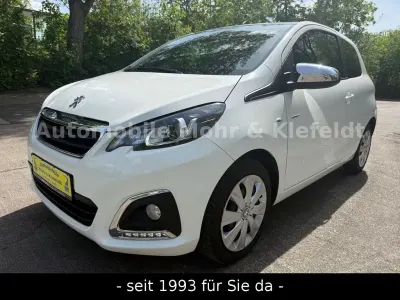 Gebraucht Peugeot 108 Style 72 PS (52 kW) 2019 Weiß Kleinwagen