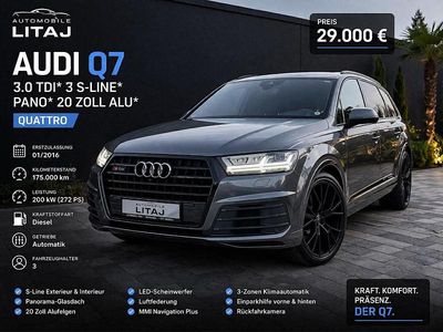 Gebraucht Audi Q7 S-Line 272 PS (200 kW) 2016 Grau SUV