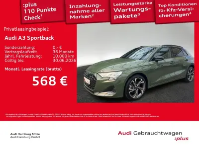 Brugt Audi A3 Advanced 204 HK (150 kW) 2025 Grøn Sedan