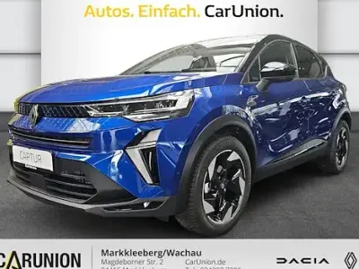 Neu Renault Captur Techno 158 PS (116 kW) 2025 Ironblau metallic, black pearlschwarz metallic (blau) SUV