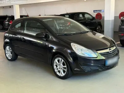 Gebraucht Opel Corsa 80 PS (58 kW) 2008 Schwarz Kleinwagen