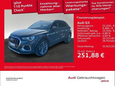Gebraucht Audi Q3 Advanced 150 PS (110 kW) 2023 Nanograu metallic SUV