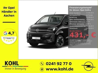 Neu Opel Zafira 179 PS (131 kW) 2026 Karbon schwarz (metallic) Van / Kleinbus