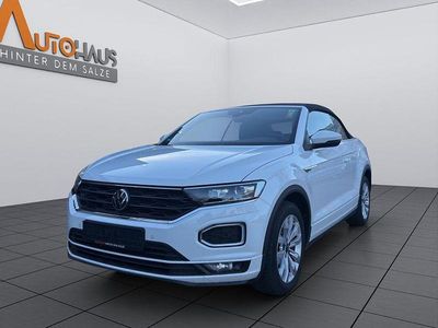 Gebraucht VW T-Roc Cabriolet R-line 150 PS (110 kW) 2021 Weiß Cabrio