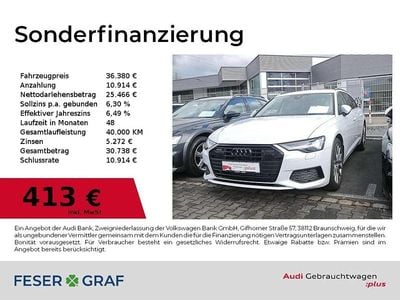 Gebraucht Audi A6 Design 265 PS (194 kW) 2023 Gletscherweiß metallic Kombi