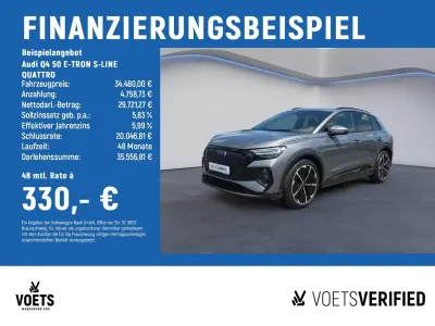 Gebraucht Audi Q4 e-tron S-Line 219 kW (299 PS) 2023 Grau SUV