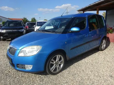 Gebraucht Skoda Roomster Comfort 80 PS (58 kW) 2007 Blau Van / Kleinbus