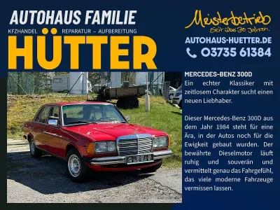 Gebraucht Mercedes 300 80 PS (58 kW) 1984 Rot Limousine
