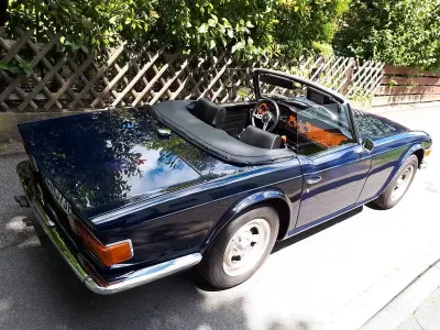 Usata Triumph TR6 143 CV (105 kW) 1970 Blu Cabrio