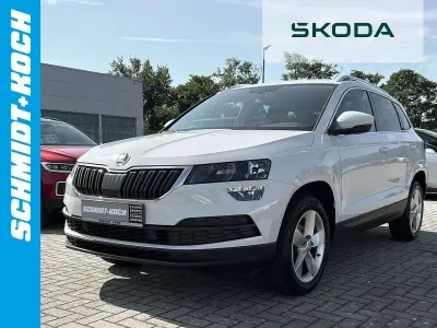 Gebraucht Skoda Karoq Ambition 110 PS (80 kW) 2022 Moonweiß (weiß) SUV