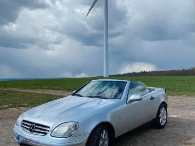 Gebraucht Mercedes SLK230 1996 Silber Cabrio