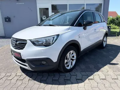 Gebraucht Opel Crossland X 110 PS (80 kW) 2019 Schneeweiss/olympic/summit whi SUV