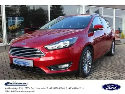 Second-hand Ford Focus Titanium 150 CP (110 kW) 2018 Roșu Break