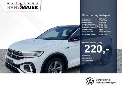 Gebraucht VW T-Roc R-line 110 PS (80 kW) 2022 Weiß SUV