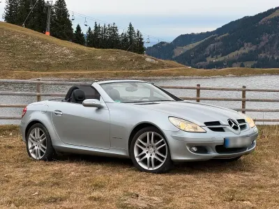 Usata Mercedes SLK200 163 CV (119 kW) 2004 Argento Cabrio